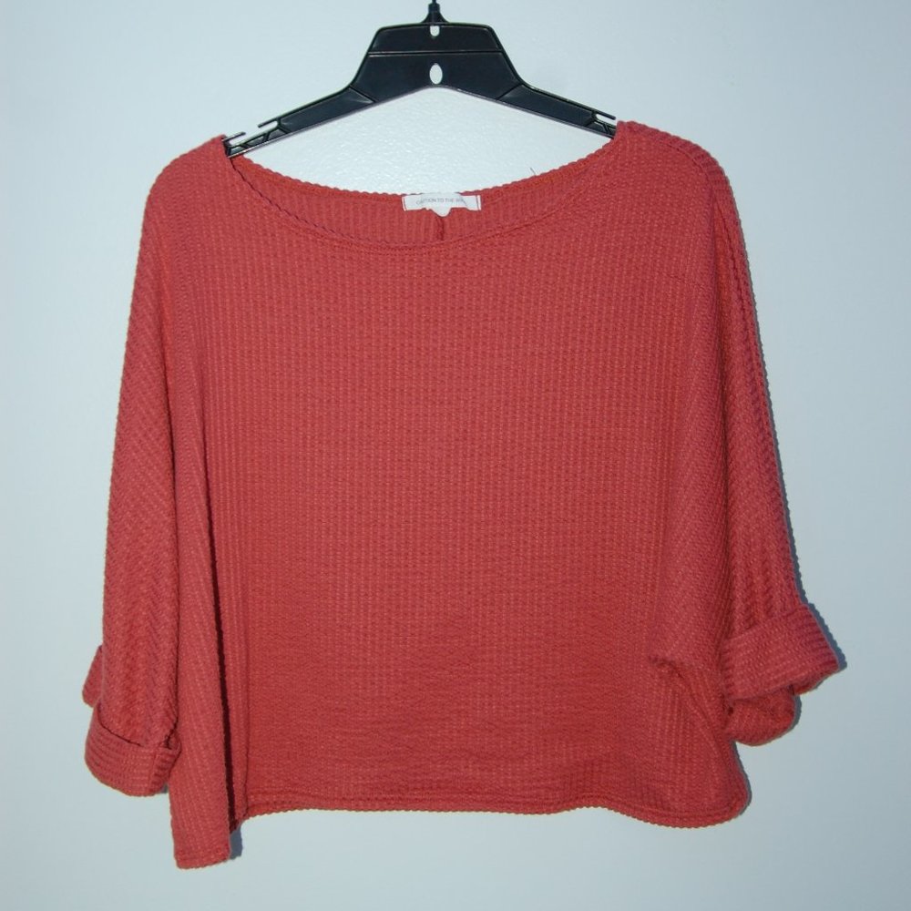 Women's Size Small Pink/Coral Caution To The Wind Top